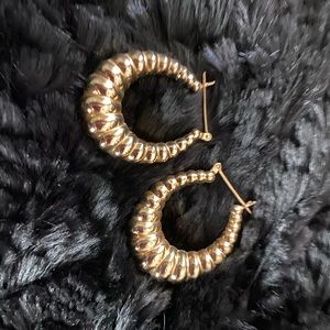 Vintage Shrimp Earrings